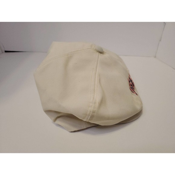 VTG VP St. Louis Saint Louis Fair Beret Hat 1981 White Blue Red - Picture 2 of 6